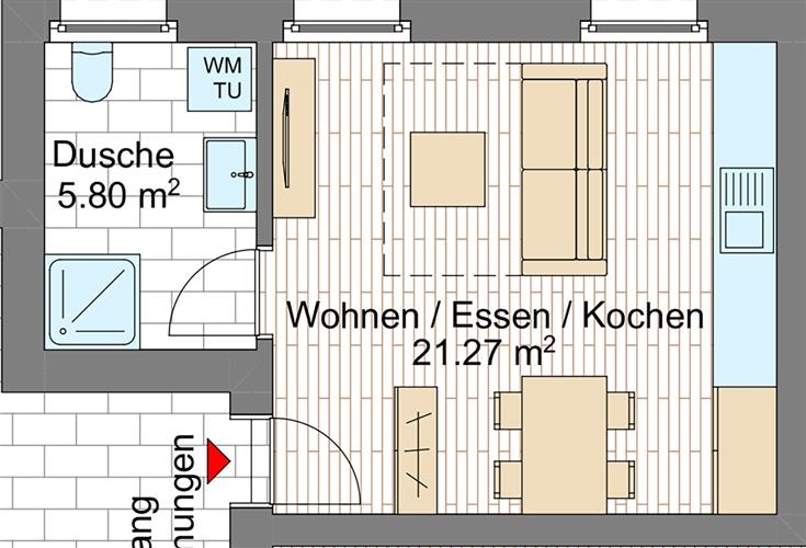 Alpenzeiger 2.OG Ost, Erstwohnung -  Bild 2