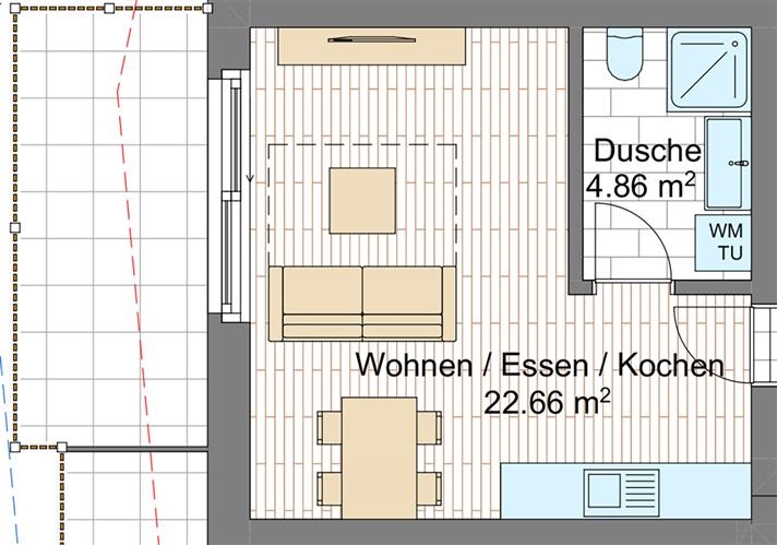 Alpenzeiger Studio 2.OG Nord/Ost, Erstwohnung -  Bild 2