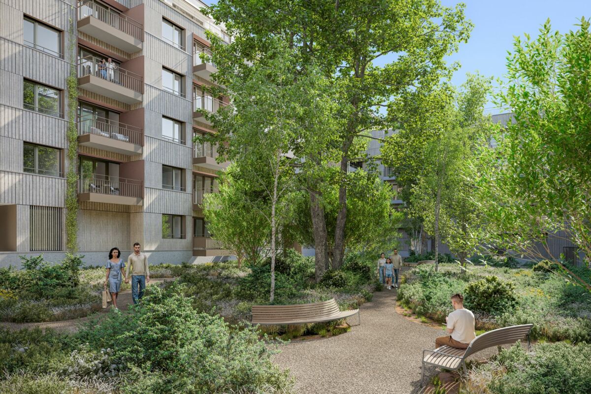 « Gärten in der Stadt » | Neue Wohnungen vom Studio bis 5 Zimmer in Vevey -  Bild 1