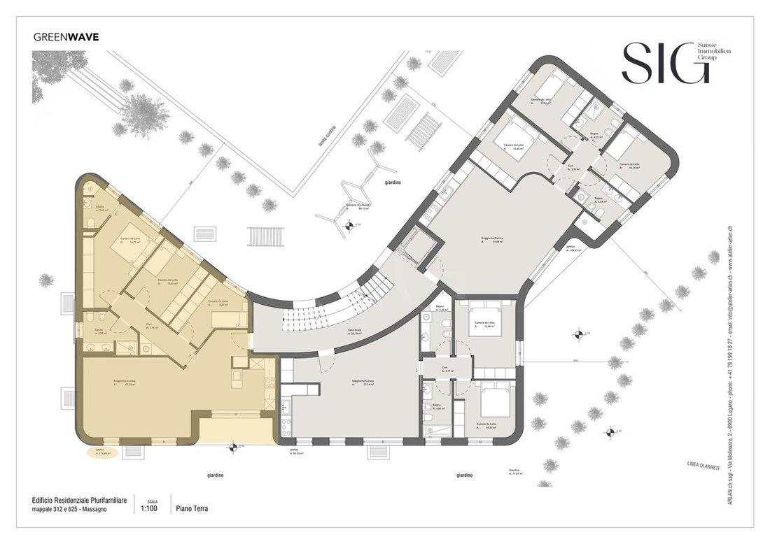4,5 room, new construction, Lugano -  Bild 6