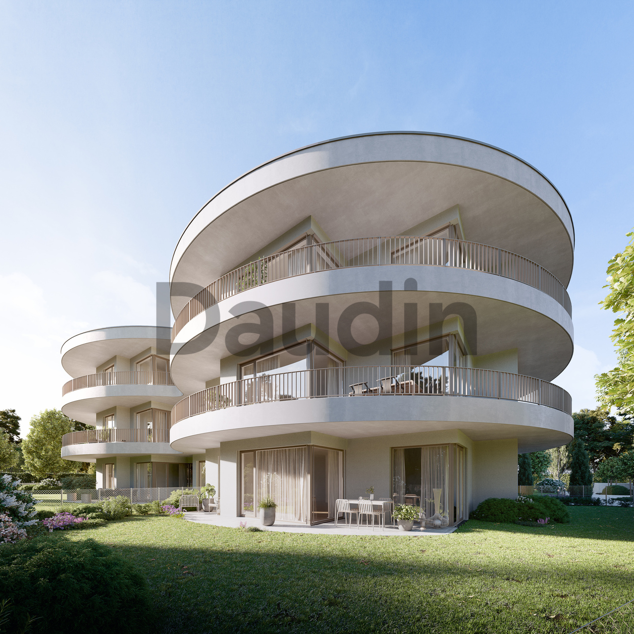 Neues Projekt - Les jardins Pomélia - 15 Apartments in Vessy -  Bild 2
