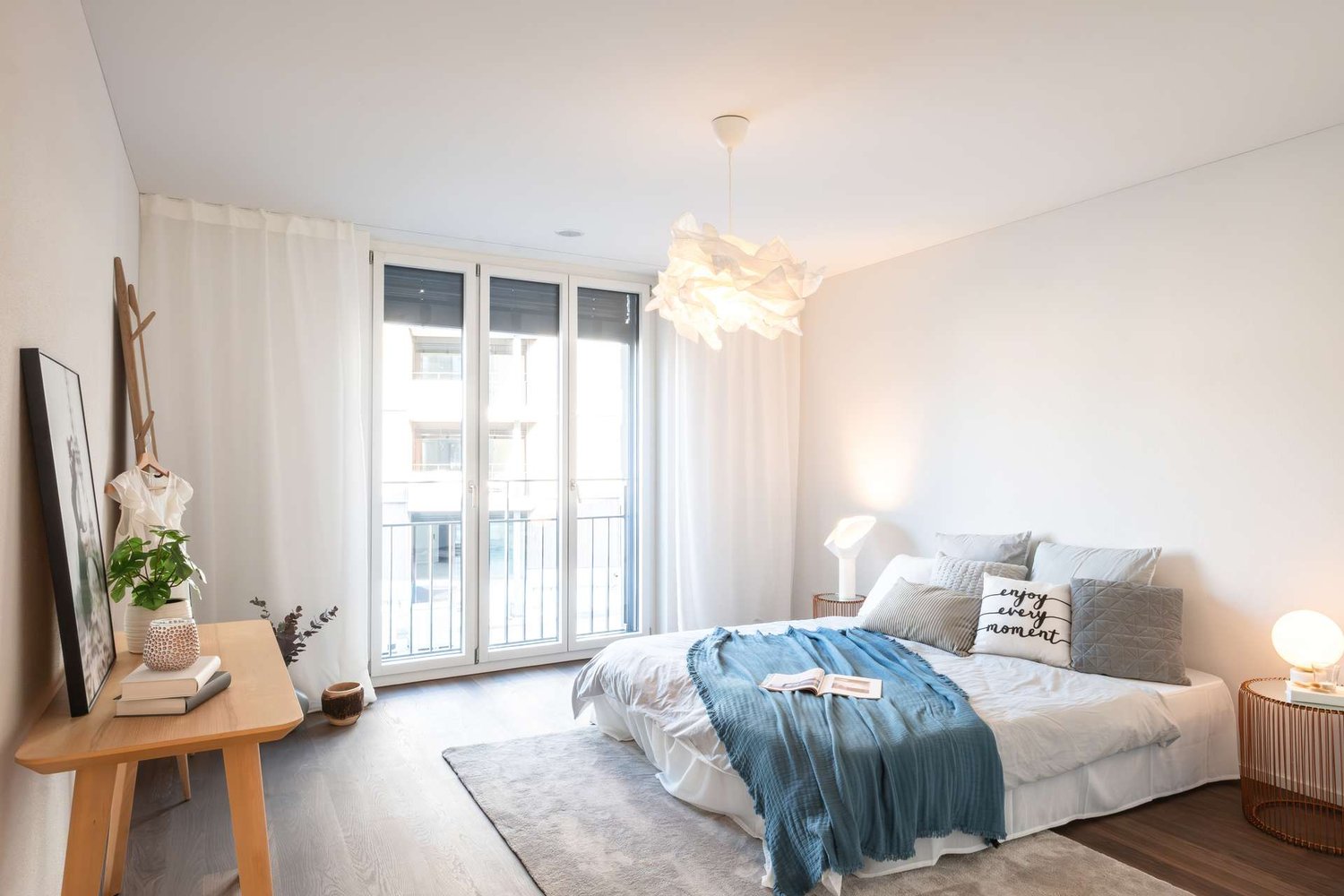 4.5-Zimmer-Neubauwohnung in der Überbauung 7 Lerchen in Kloten - Schlafzimmer