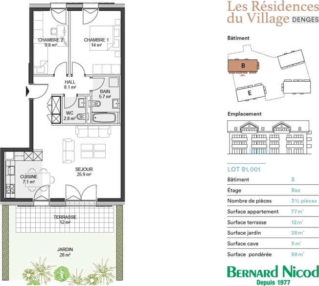 Neue 3,5-Zimmer-Wohnung im Erdgeschoss mit Terrasse. -  Bild 7