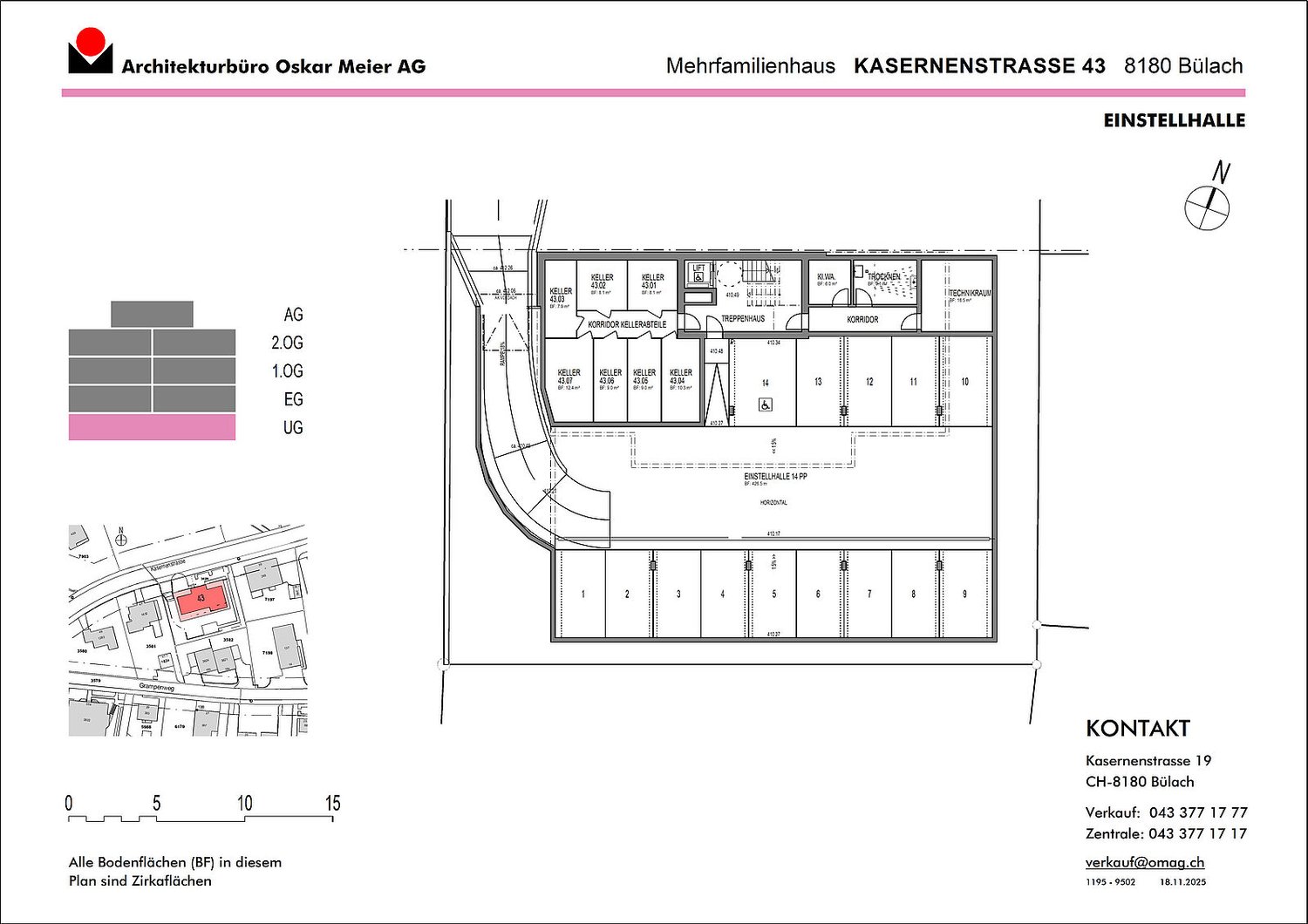 4.5-Zimmerwohnung gut besonnt und beste Lage - Tiefgarage
