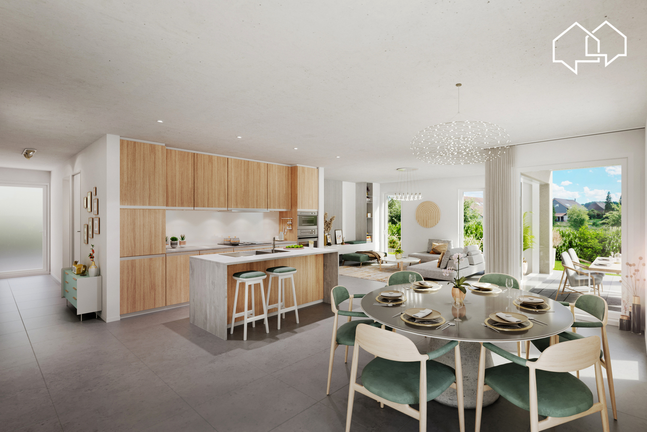 Prächtiges Duplex mit 4.5 Zimmern - Séjour rez