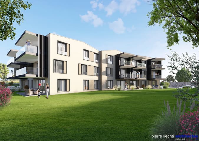 Appartement de 3.5 pièces avec loggia à Cortaillod -  Bild 1