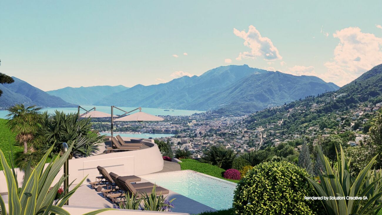 Lussuoso 3.5 locali: modernità ed eccellenza con vista lago -  Bild 1