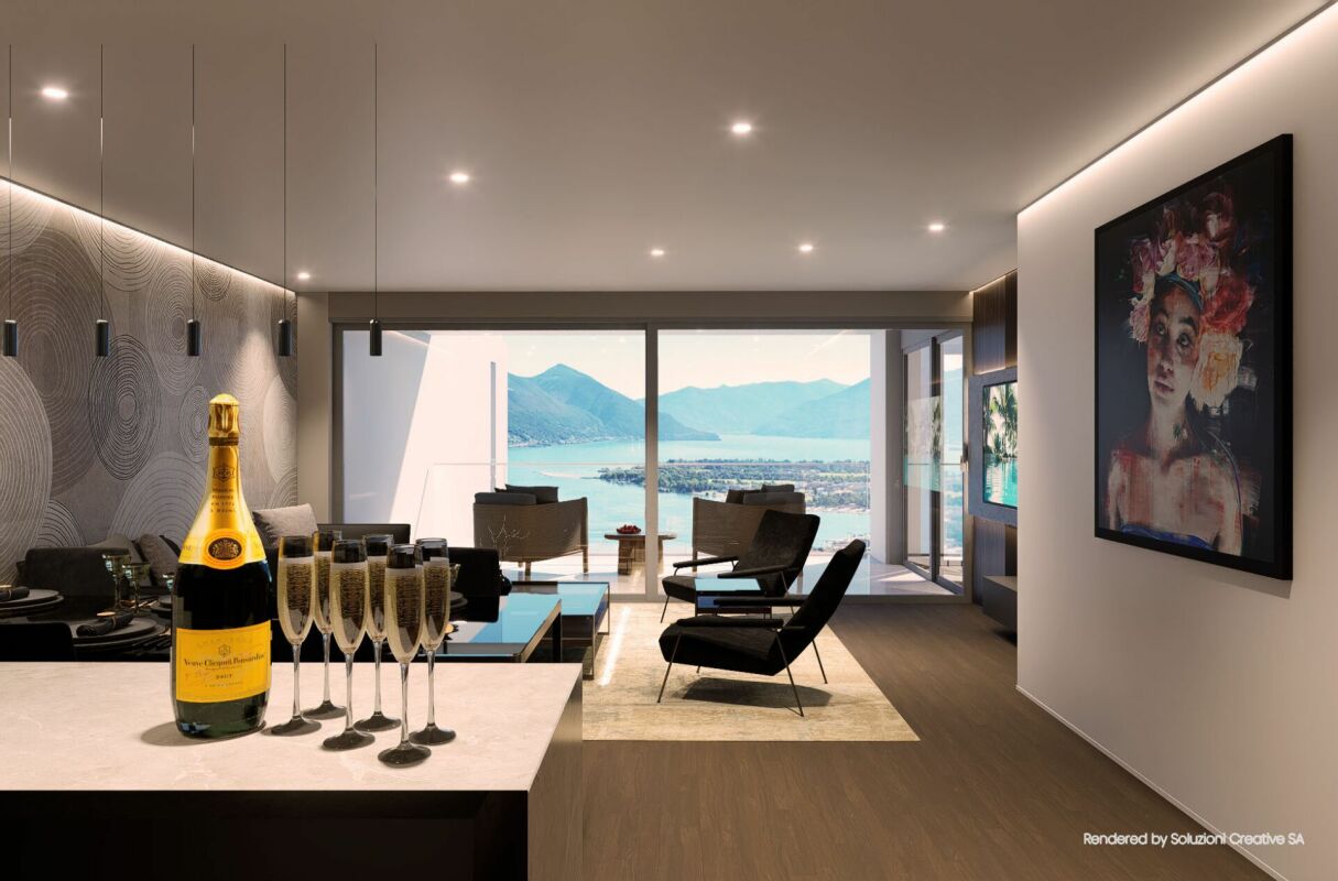 Lussuoso 3.5 locali: modernità ed eccellenza con vista lago -  Bild 2