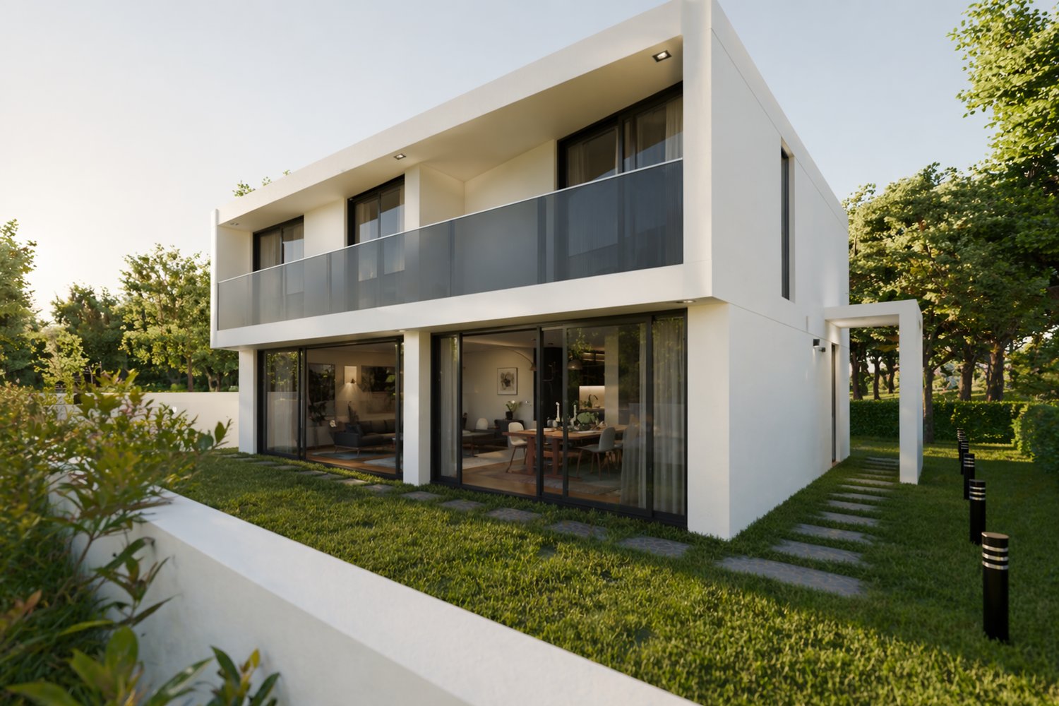 NEUE UND MODERNE 4.5-ZIMMER-VILLA MIT GARTEN IN GRAVESANO -  Bild 1