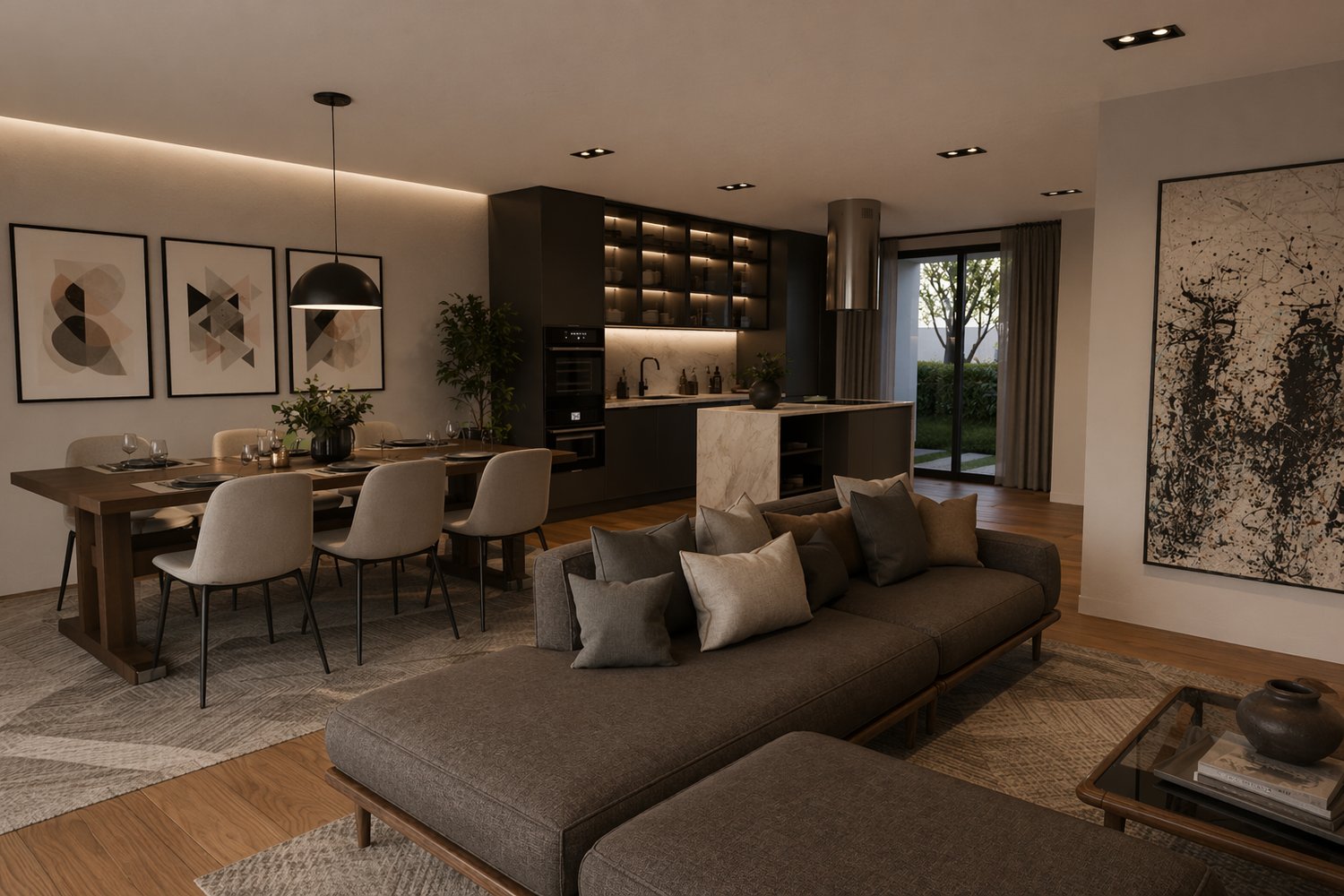 NEUE UND MODERNE 4.5-ZIMMER-VILLA MIT GARTEN IN GRAVESANO -  Bild 4