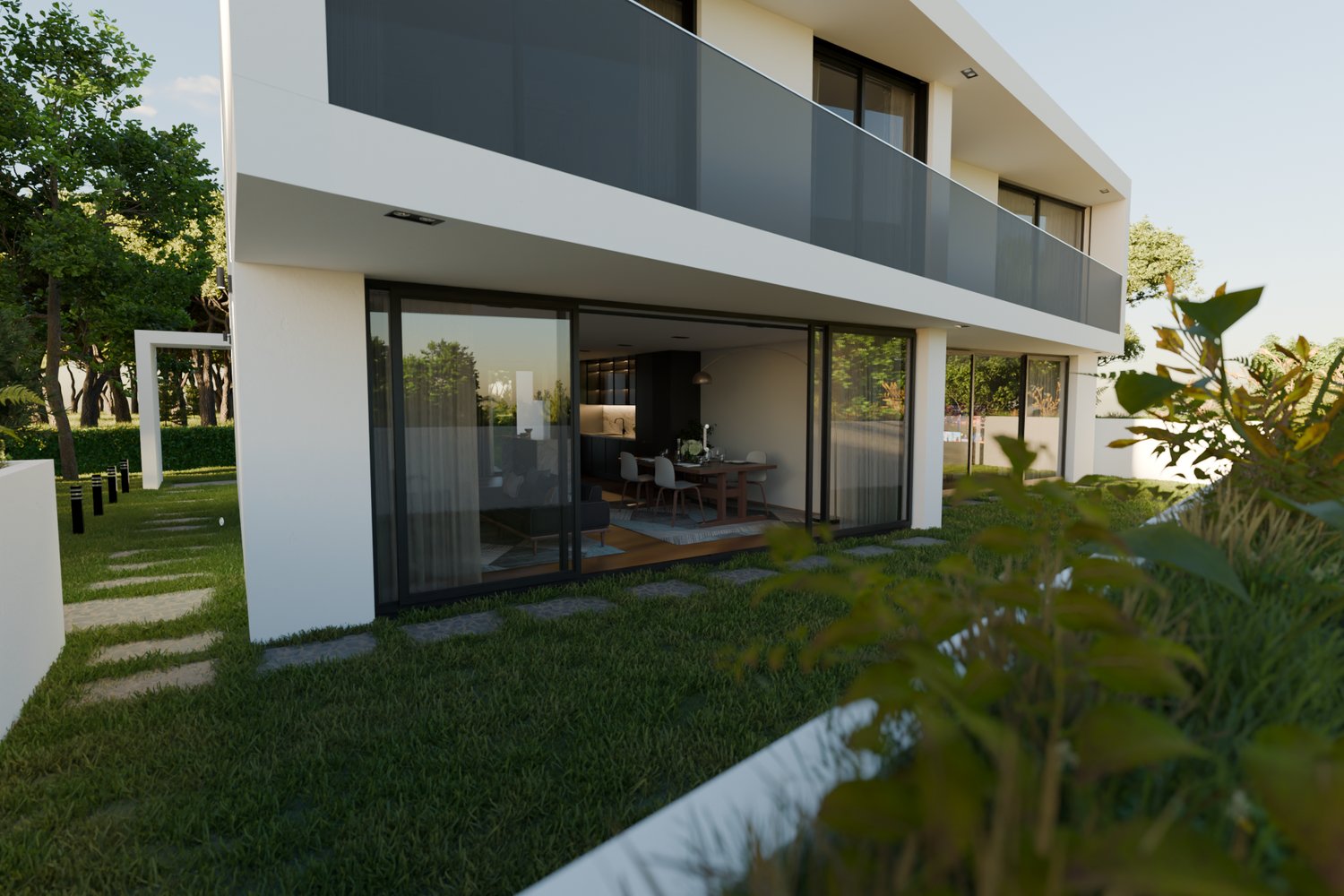 NEUE DESIGN-VILLA 4.5 MIT GROßEM GARTEN IN GRAVESANO -  Bild 1