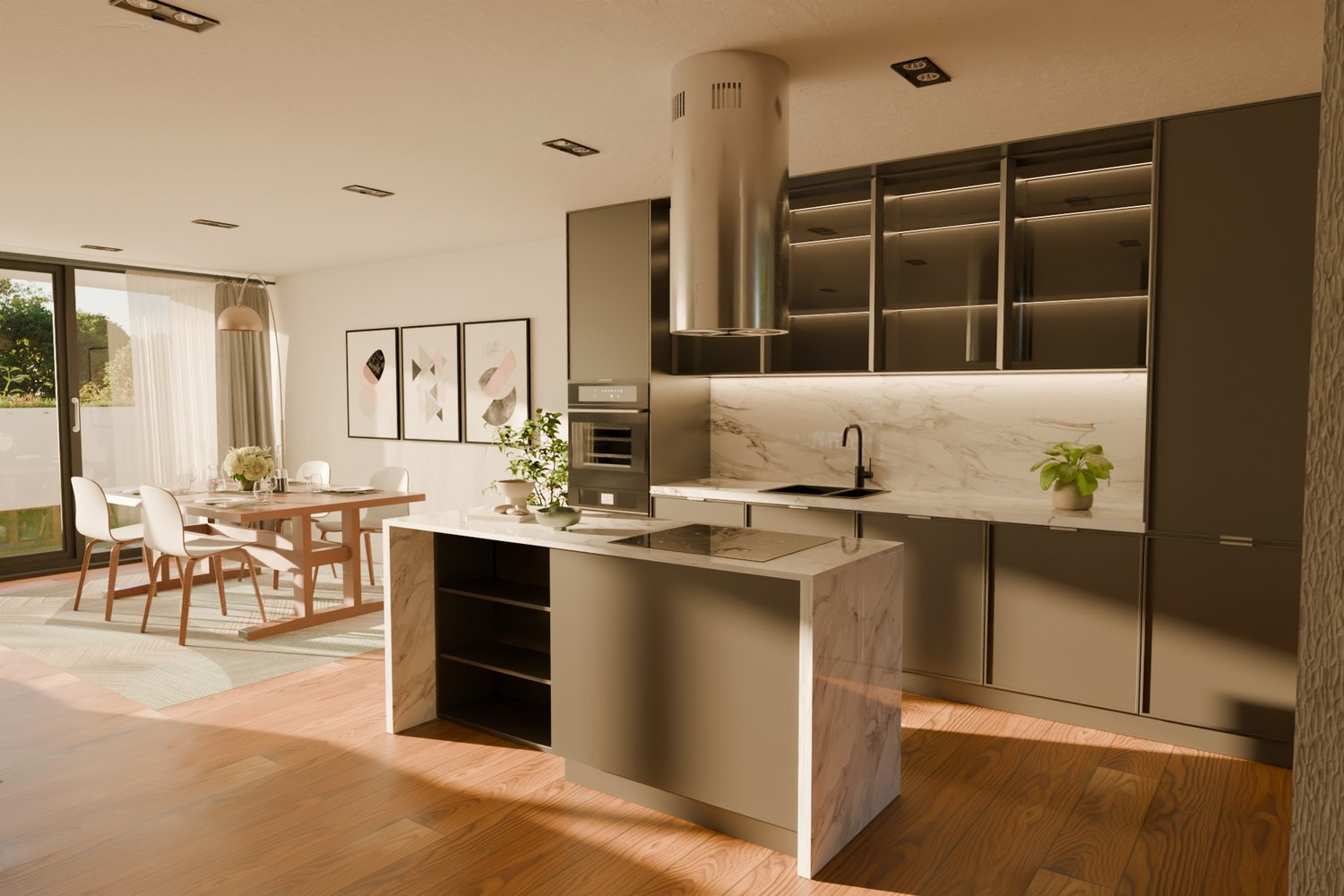 NEUE DESIGN-VILLA 4.5 MIT GROßEM GARTEN IN GRAVESANO -  Bild 2