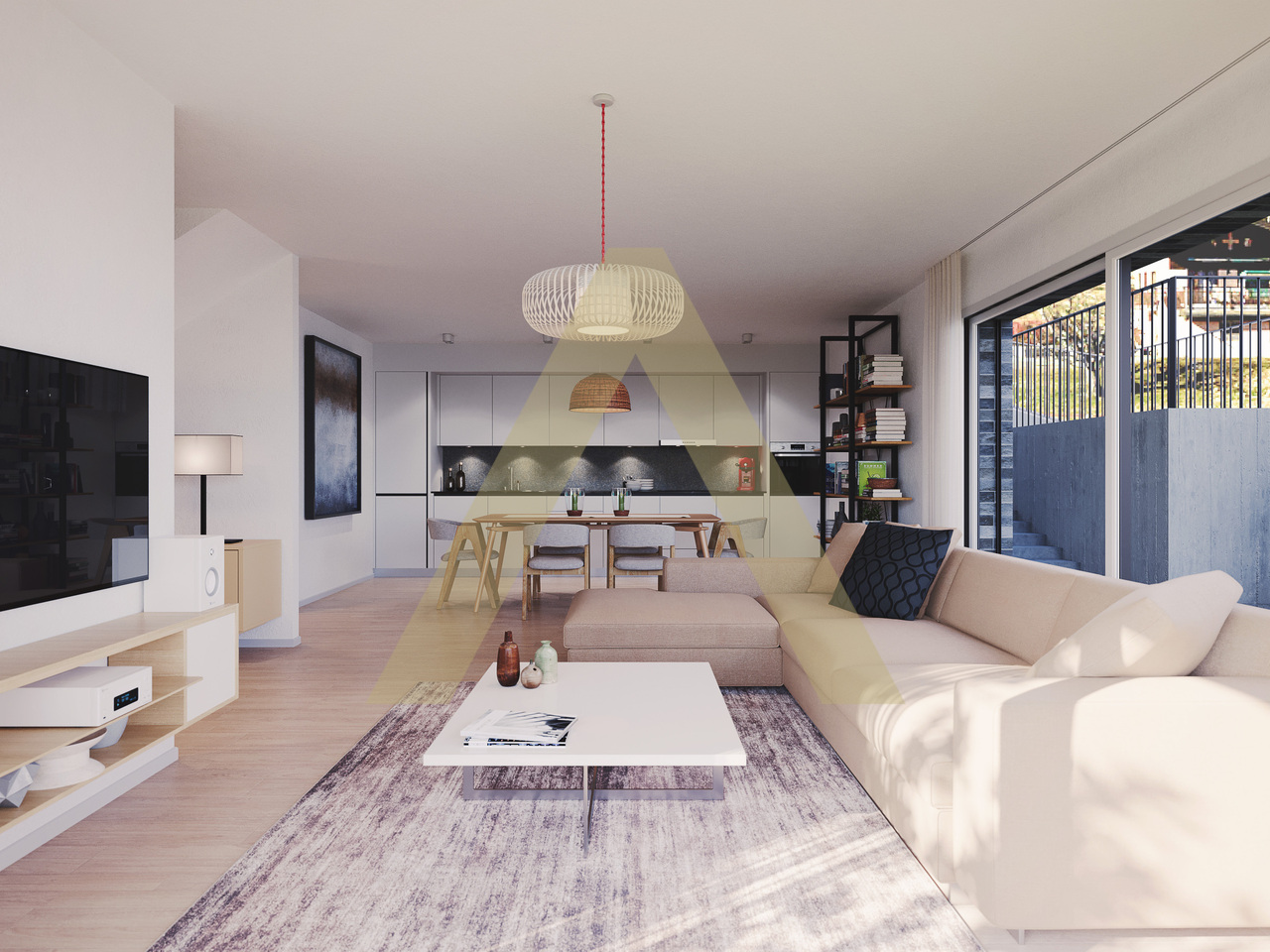 Comme un appartement familiale avec vue imprenable sur la vallée -  Bild 1