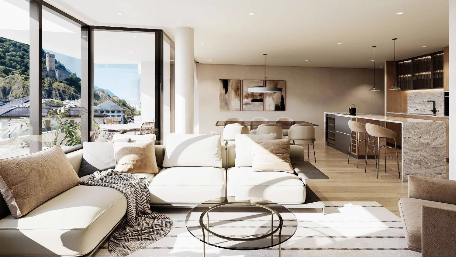 Résidence Victoria: 3,5-Zimmer-Wohnung -  Bild 1