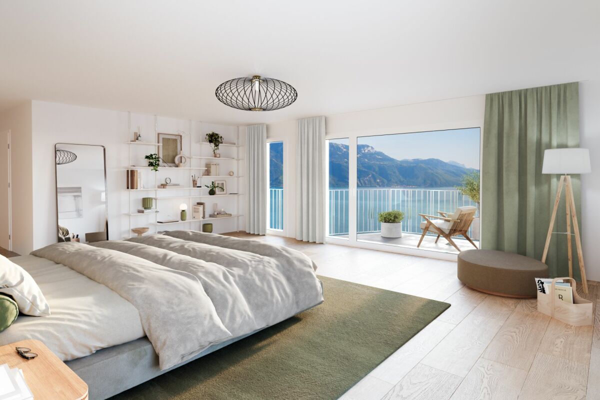 Chexbres: Prachtvolle Wohnung mit großer Terrasse von 53m2 und teilweisem Blick auf den See -  Bild 3