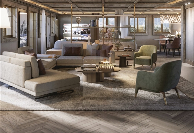 Eine außergewöhnliche Wohnung im Herzen von Gstaad -  Bild 3