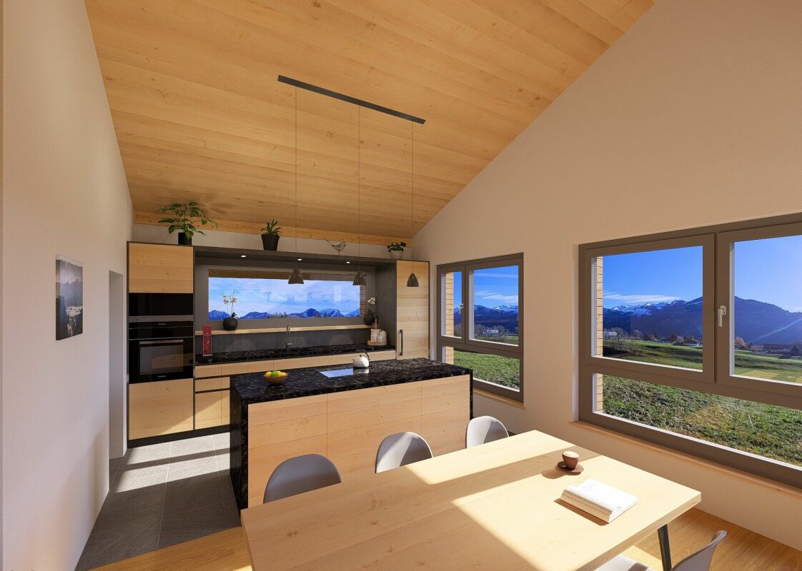 A0 - Neues 2.5-Zimmer-Apartment im Erdgeschoss, in Sciernes d'Albeuve -  Bild 7