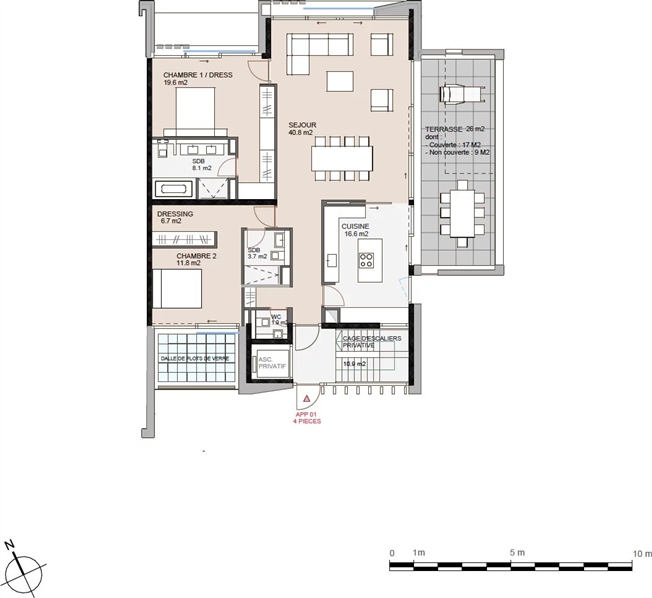 Elegantes neues Doppelhaus mit 6,5 Zimmern im Herzen von Genf -  Bild 8