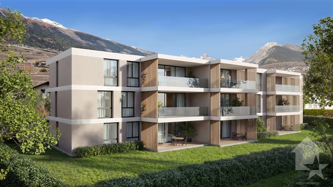 4.5-Zimmerwohnung – Los A1 – Les jardins de Plan-Conthey -  Bild 2