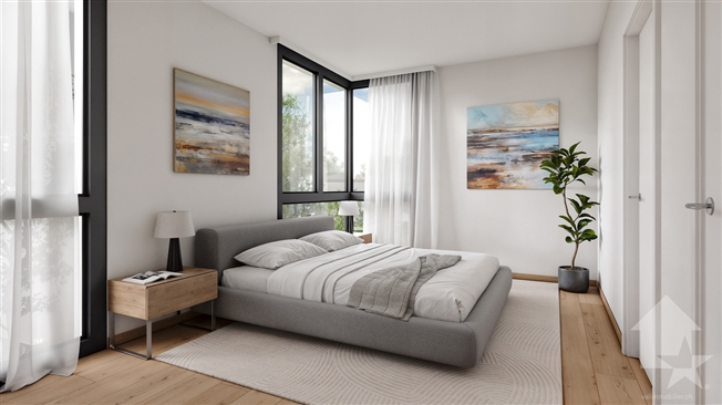 4.5-Zimmerwohnung – Los A1 – Les jardins de Plan-Conthey -  Bild 8