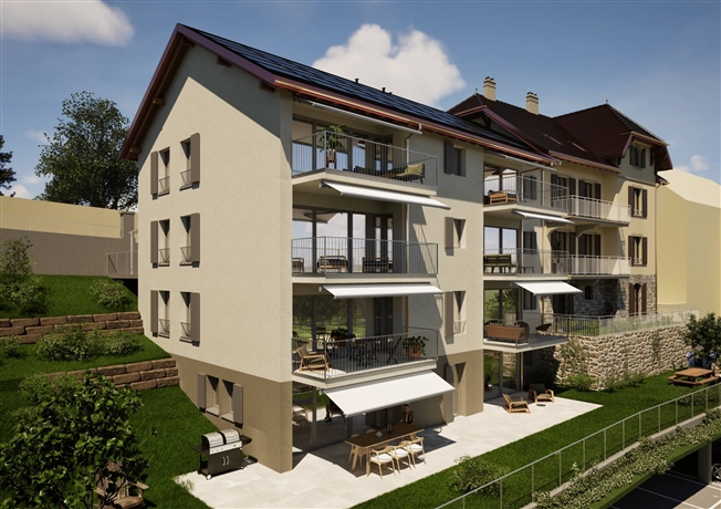 Neubau 6 Wohnungen, Minergie-Label + 4 Wohnungen in einem bestehenden Gebäude -  Bild 2