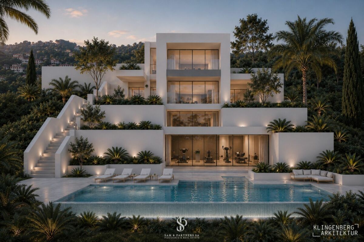 Lizenz genehmigt für eine fantastische Villa mit Seeblick -  Bild 1