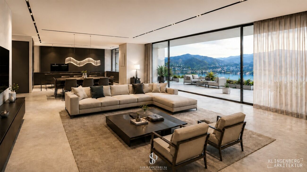 Lizenz genehmigt für eine fantastische Villa mit Seeblick -  Bild 3