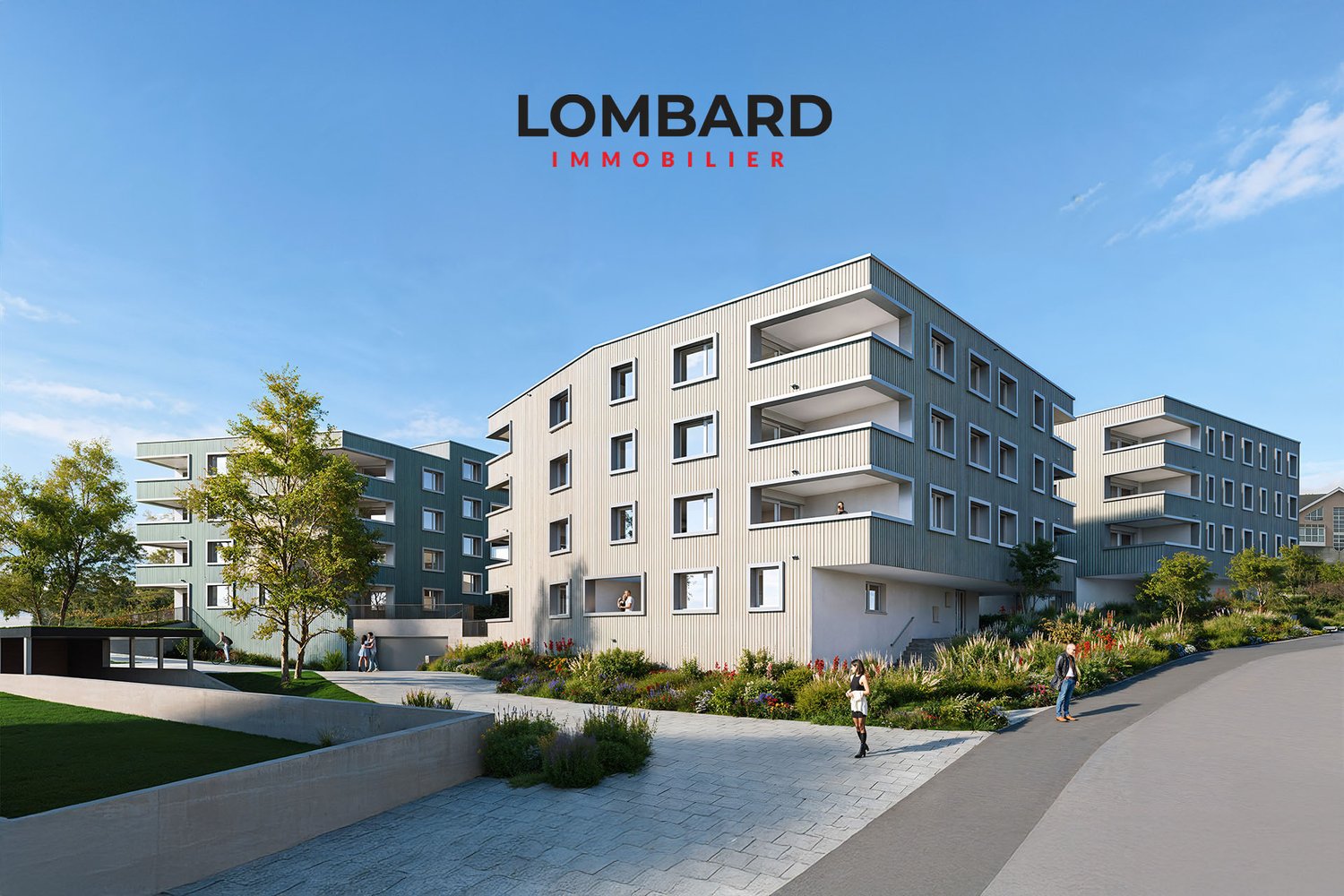 Wohnung mit 3.5 Zimmern im Erdgeschoss -  Bild 1