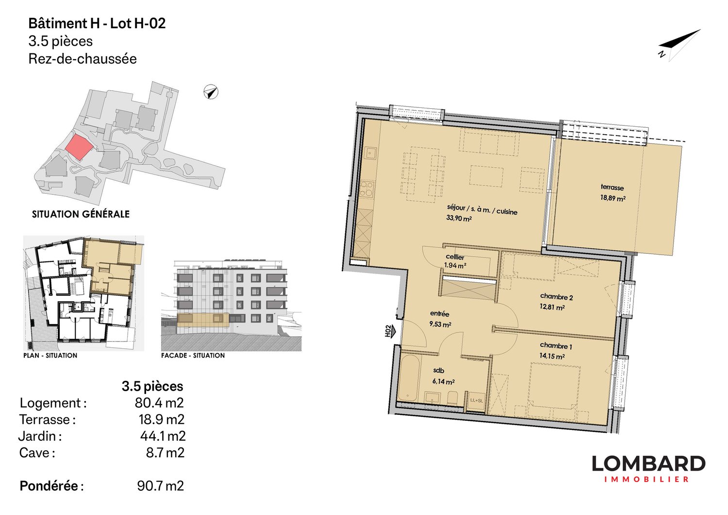 Wohnung mit 3.5 Zimmern im Erdgeschoss -  Bild 6