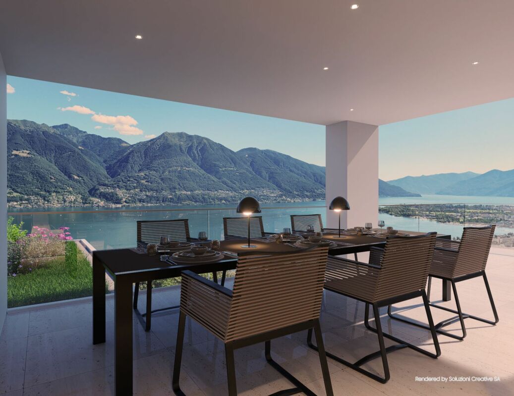 Lussuosi attici 4.5 locali: modernità ed eccellenza con vista lago -  Bild 2