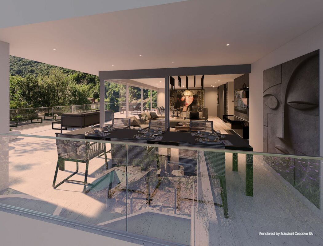 Lussuosi attici 4.5 locali: modernità ed eccellenza con vista lago -  Bild 3