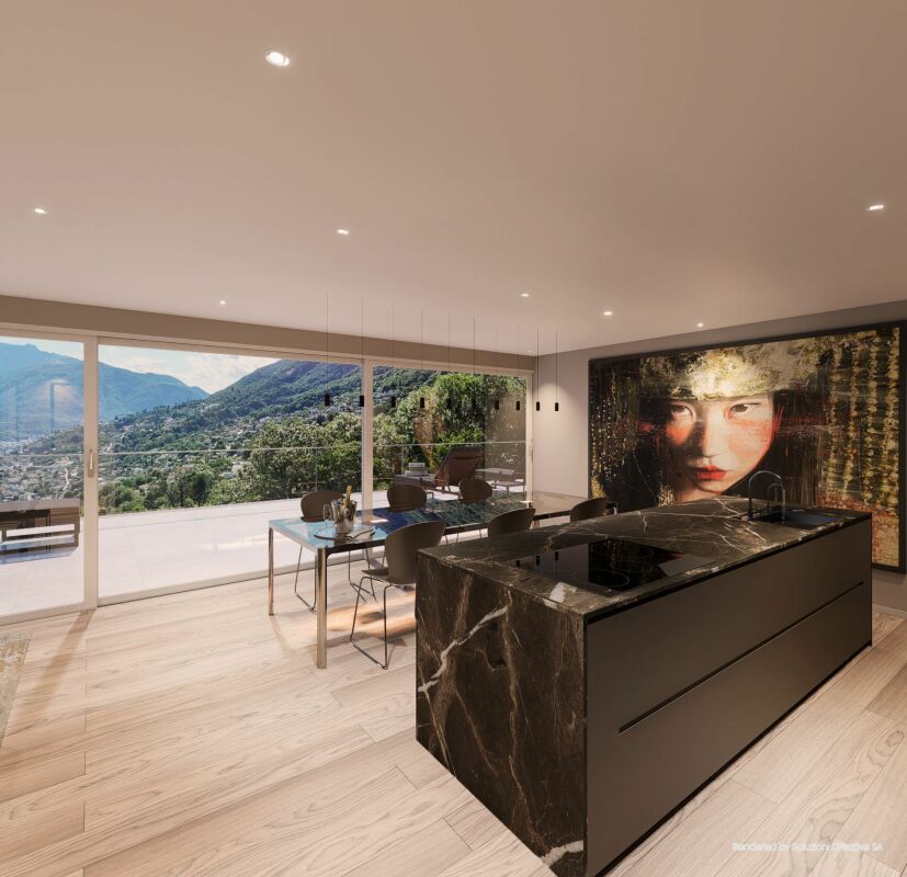 Lussuosi attici 4.5 locali: modernità ed eccellenza con vista lago -  Bild 5