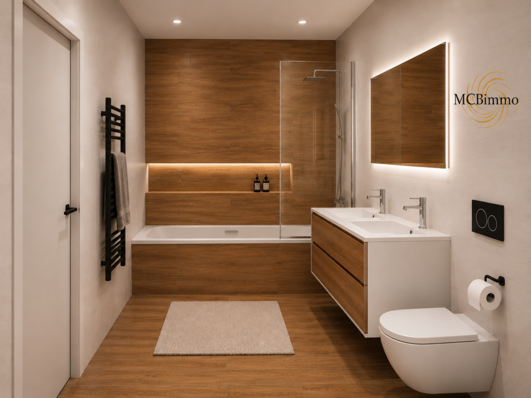 MCBimmo präsentiert eine wunderschöne 4.5-Zimmer-Neuwohnung mit Terrasse und Rasenfläche -  Bild 9