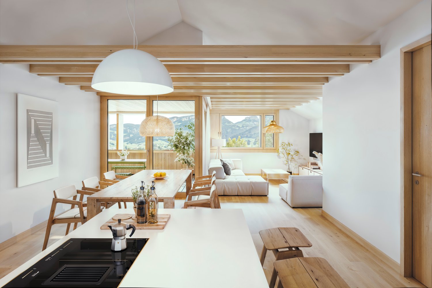 Moderne 3.5-Zimmer-Wohnung mit Bergpanorama -  Bild 2