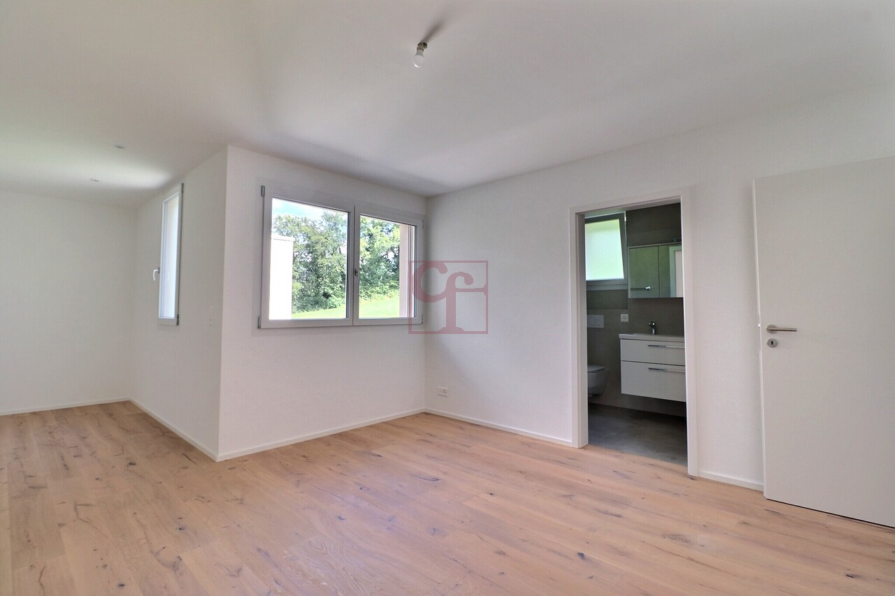 Arconciel - Magnifique appartement neuf de 4.5 pcs - Chambre à coucher avec salle de bain privative