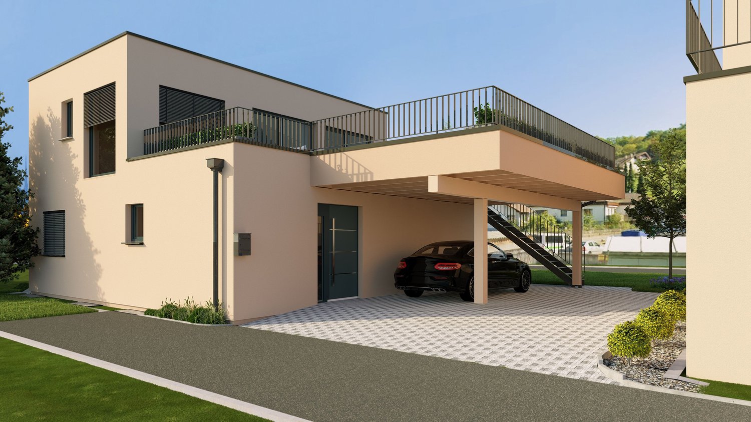 Neubau an sonniger Lage  modernes 5.5-Zimmer-Einfamilienhaus mit viel Licht und grosszügiger Terrasse - Bild 1