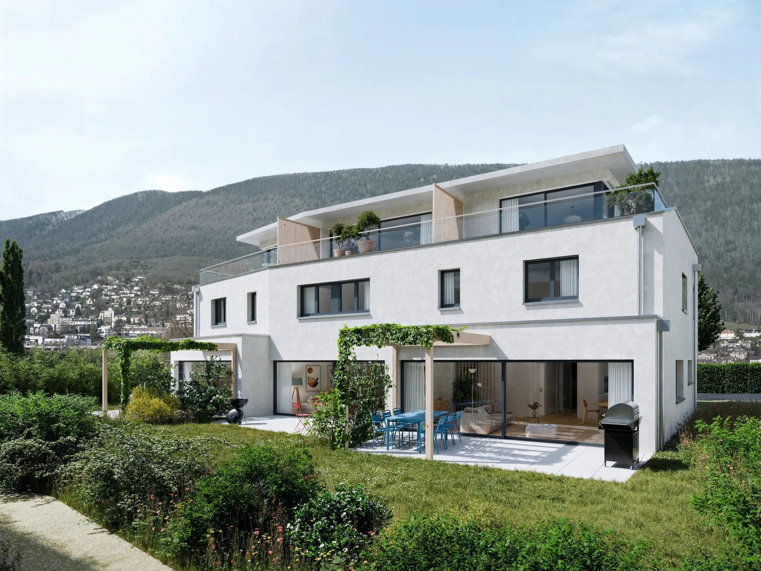 Les Capites - Triplex de 5,5 pièces avec jardin -  Bild 1