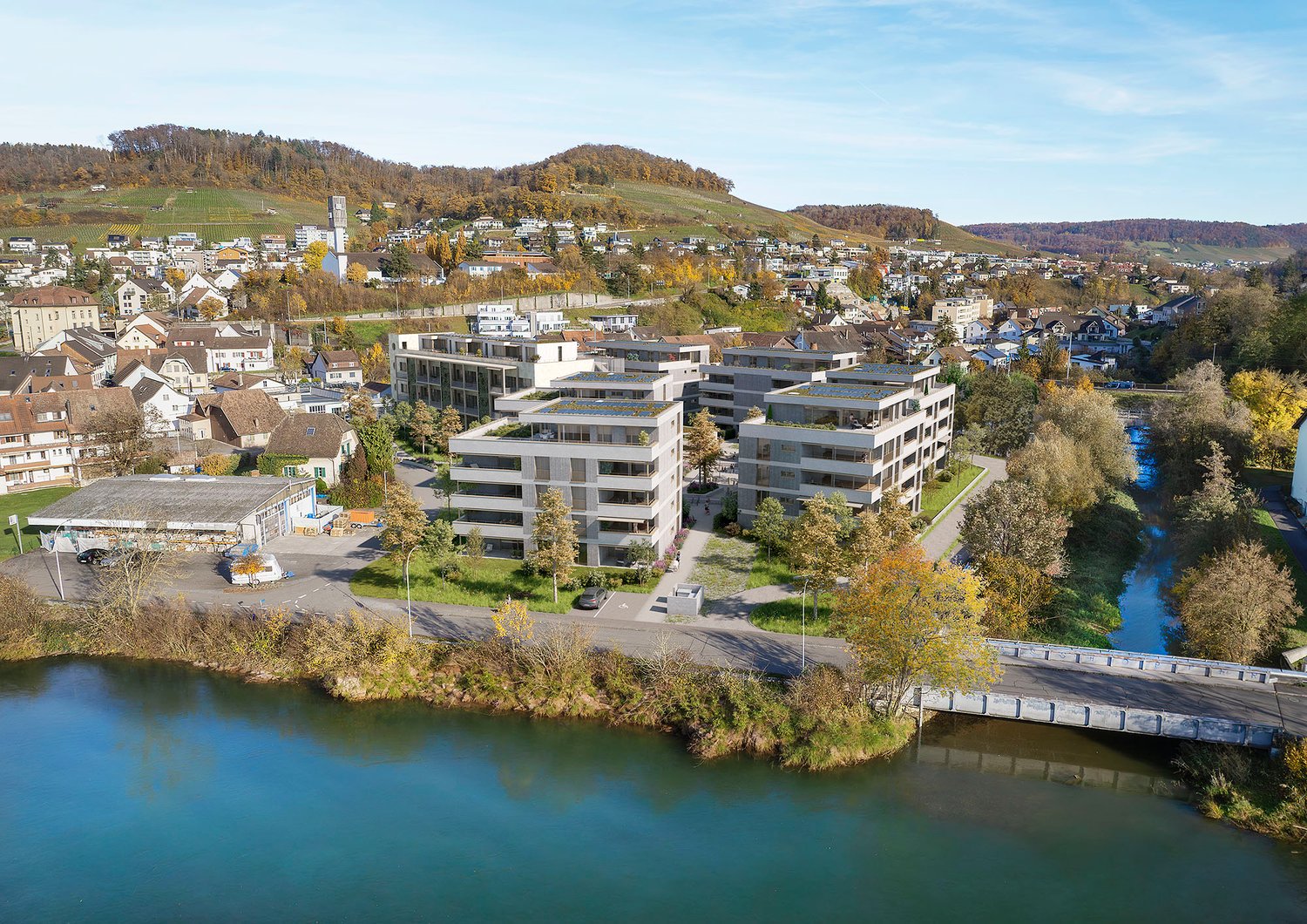 «Müligasse» Döttingen - Wohnkomfort und Natur im Einklang - Aussenvisualisierung
