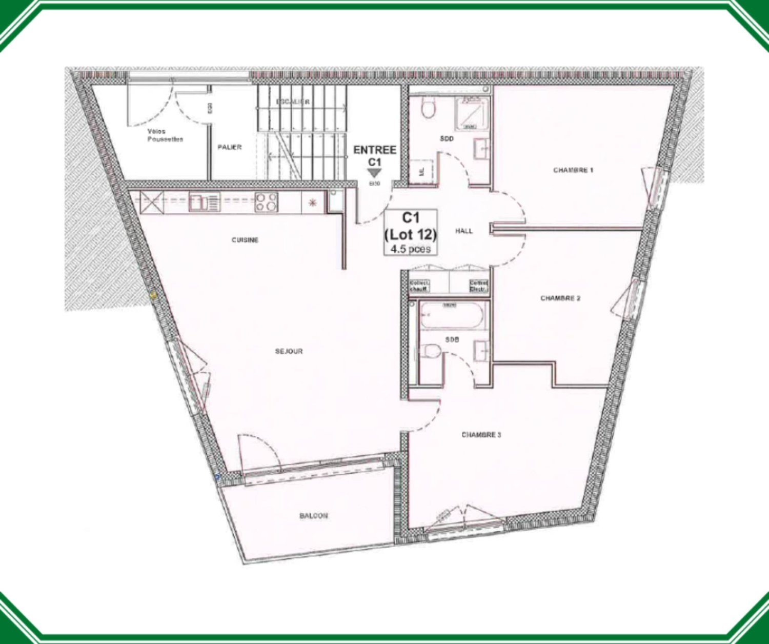 Dernier lot 4,5 pièces, orienté sud. Finitions au gré de l'acquéreur ! - Bild 3