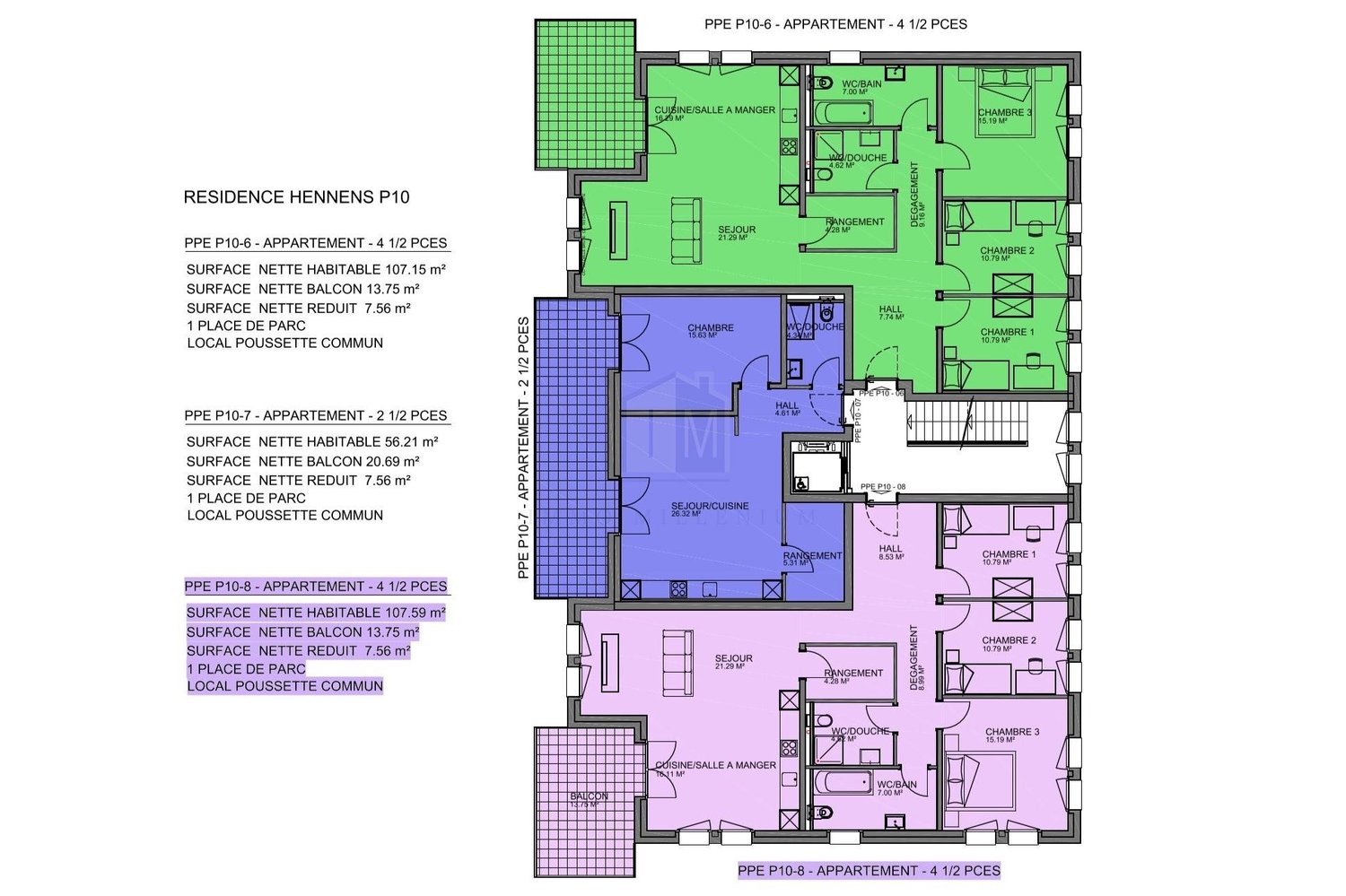 À Billens, un des 2 dernières 4 ½ pièces plein sud à saisir ! - Bild 5