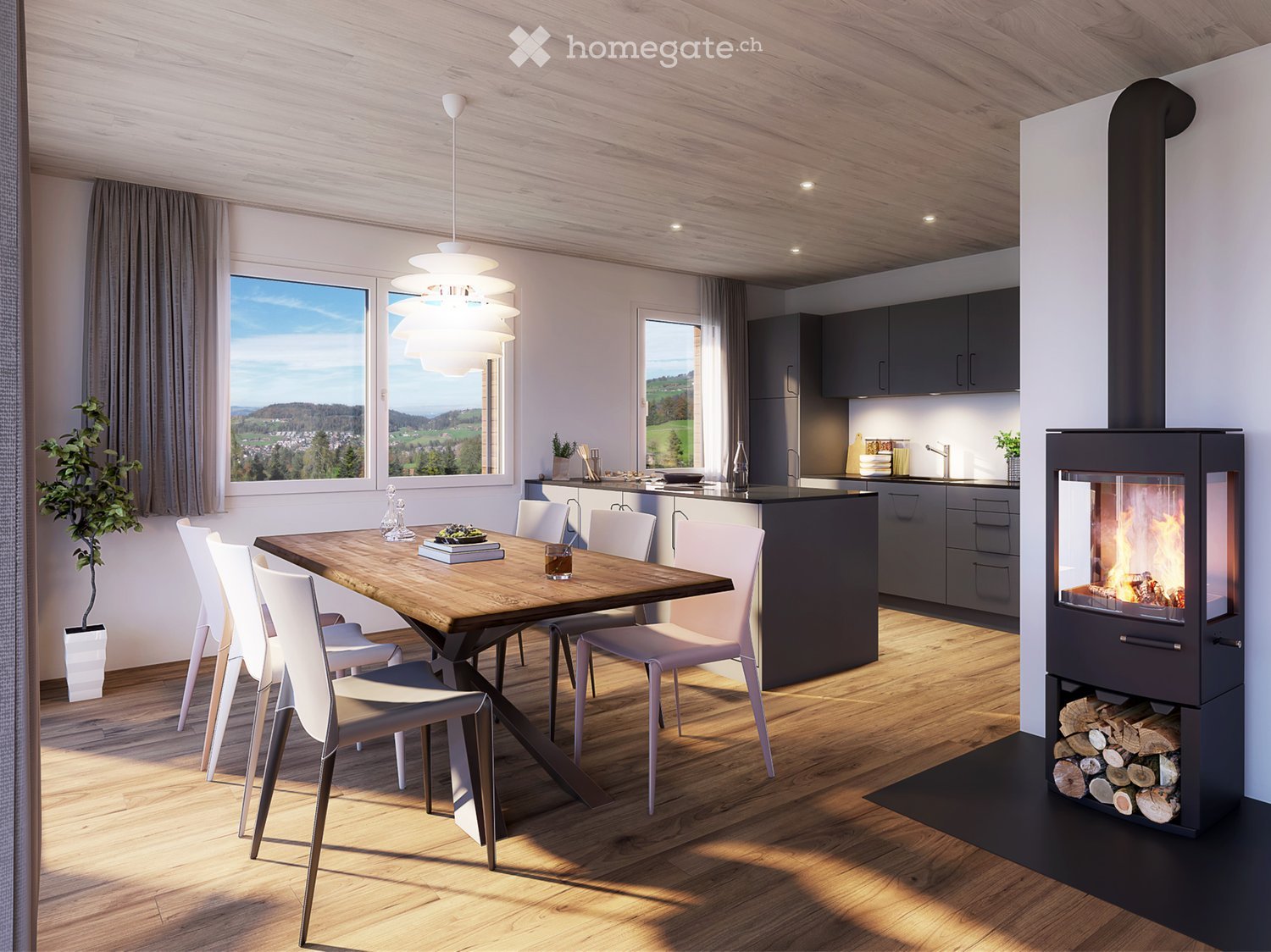 Moderne 4.5-Zimmer-Neubau-Wohnung mit Bergblick in Schwendibach - Bild 4