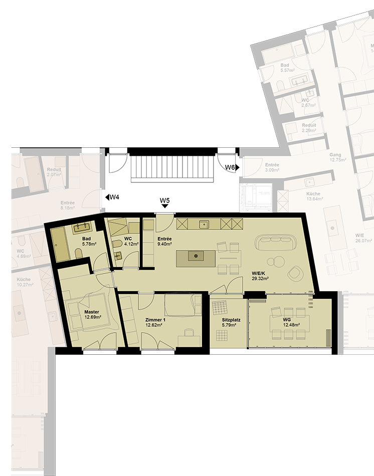 Exklusive Geschosswohnung mit hoher Energieeffizienz und unverbaubarer Aussicht. Neue Preise! - W5 -  Bild 6