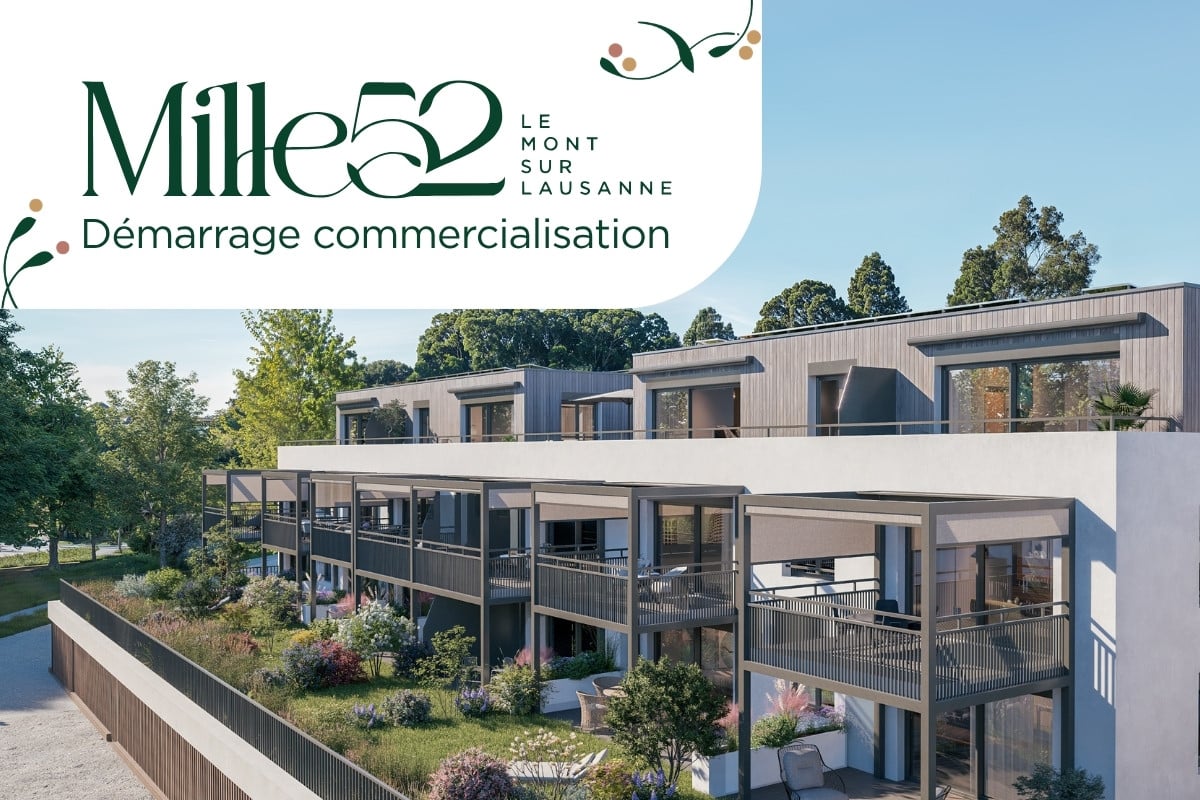 Mille52 - Lot C2-102 - Appartement au rez-de-chaussée de 2.5 pièces avec terrasse et jardin - Bild 1