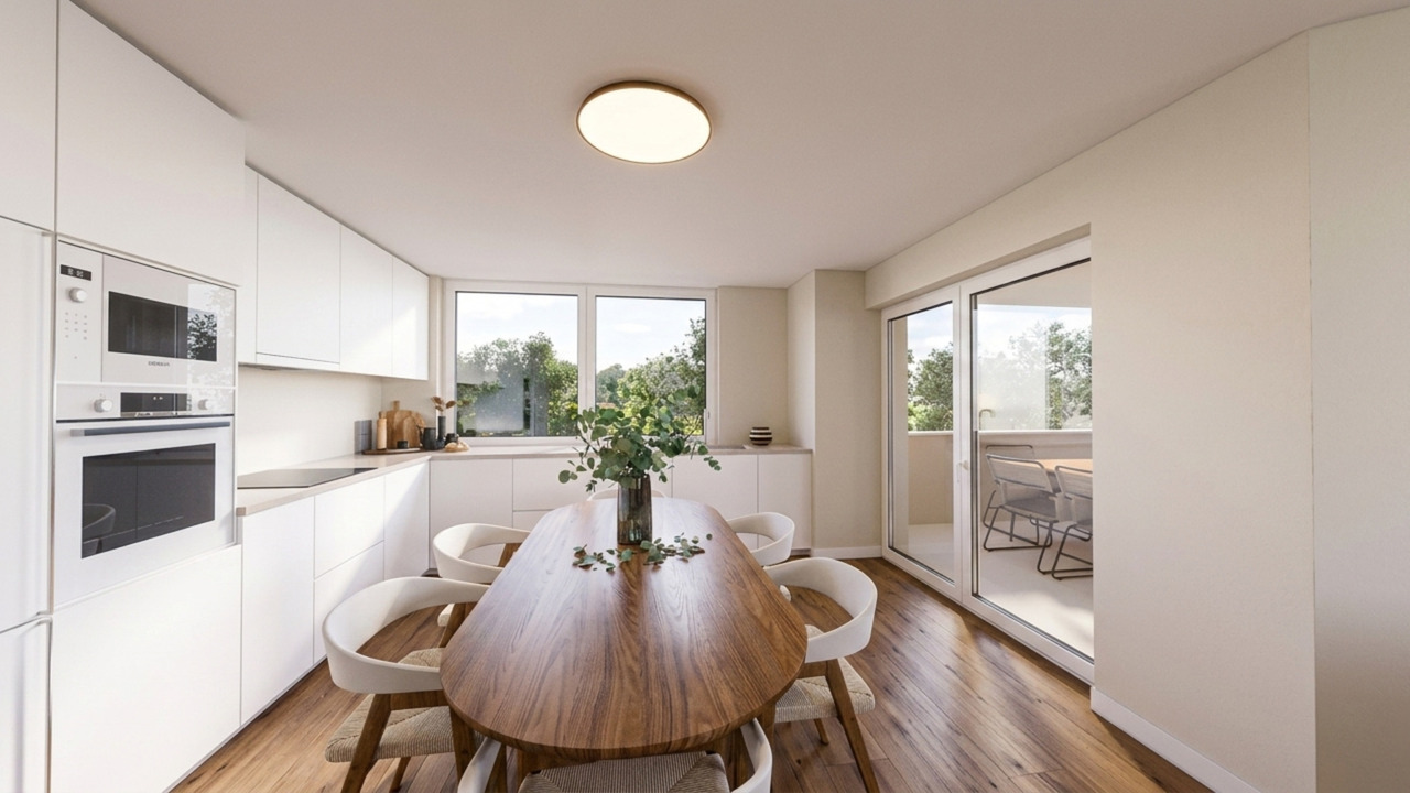 Vuadens | Appartement 4.5 pièces neuf sur plan - Salle à manger & Cuisine