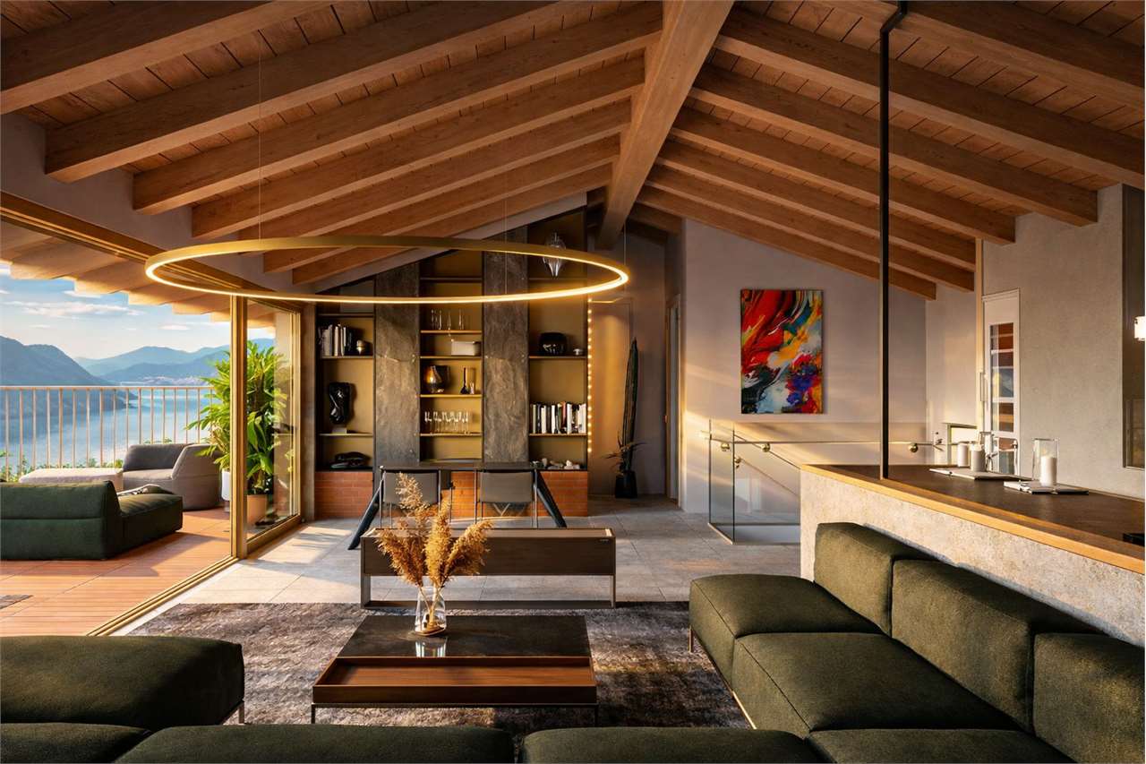 Esclusiva Residenza Fronte Lago con Terrazza Panoramica e Vista Mozzaf - Bild 1