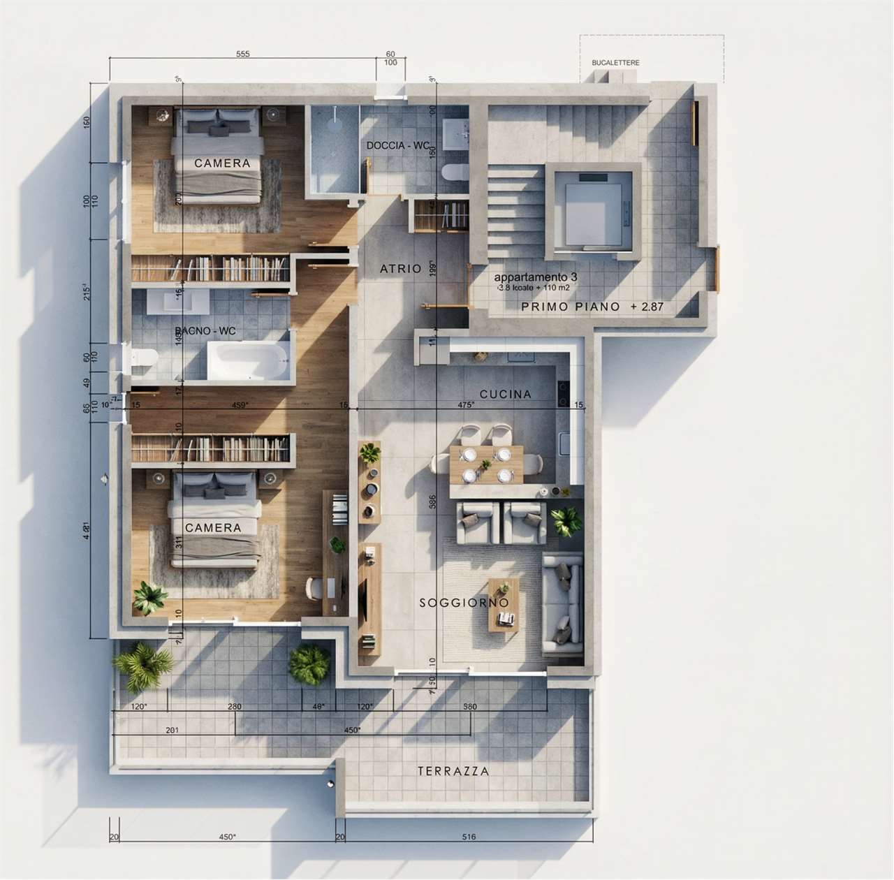 Residenza di pregio a Comano, Vendesi Appartamento 3.5 con giardino - Bild 2