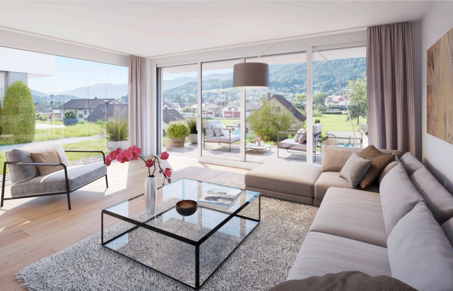 Exklusives 5.5-Zimmer-Neubau-Doppeleinfamilienhaus mit Weitsicht - Image 2