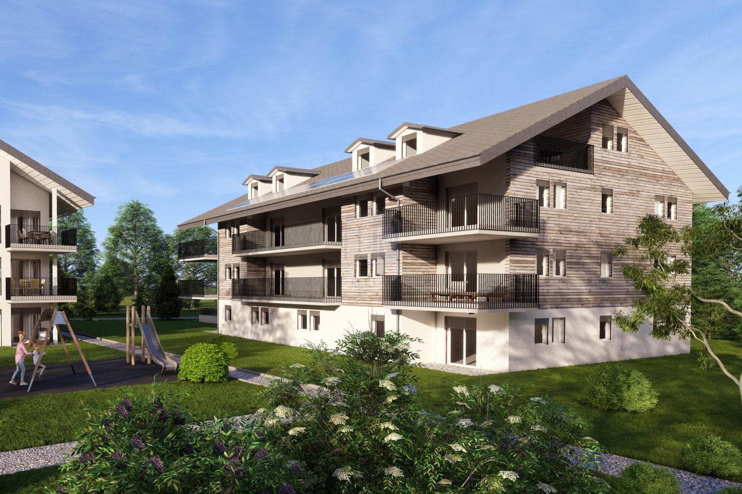 À Billens, un des 2 dernières 4 ½ pièces plein sud à saisir ! - Bild 1