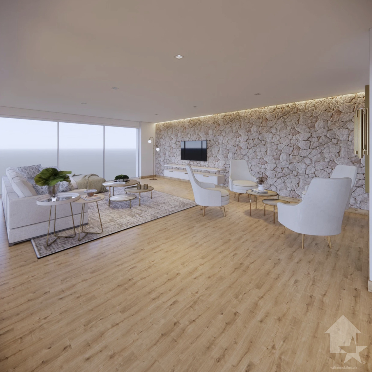 Attique de 4.5 pièces très bien situé avec balcon et terrasse -  Bild 7