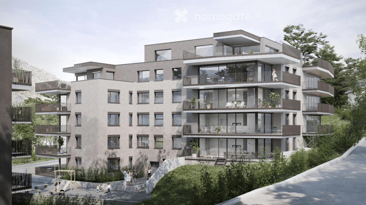 Moderne 5.5-Zimmer-Wohnung mit Bergblick in Brig - Bild 2